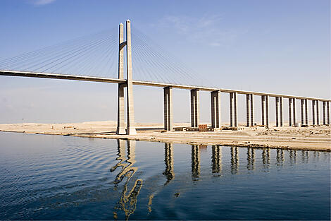 Crossing the Suez Canal