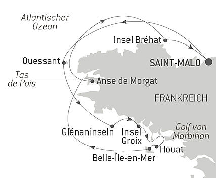 Kreuzfahrt Bretagne Zwischen Kusten Leuchtturmen Von Saint Malo Nach Saint Malo Juli 2021 Ponant