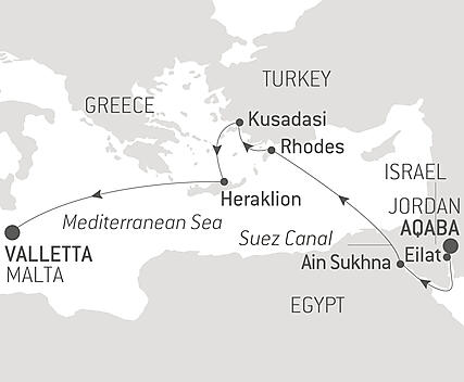 Your itinerary - Ancient civilisations of the Eastern Mediterranean