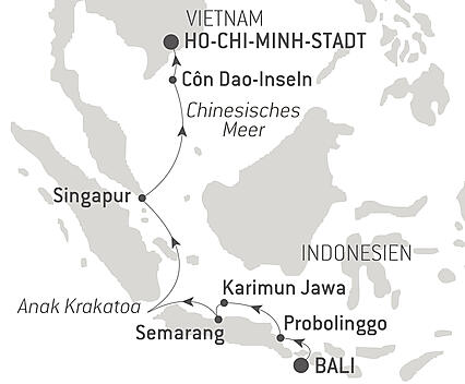 Kreuzfahrt Indonesien Philippinen Malaysia Ponant