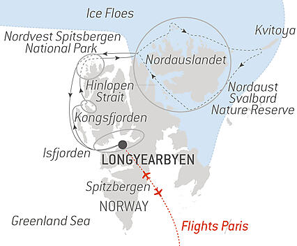 Cruises Visiting Nordaust Svalbard Nature Reserve Norway Ponant