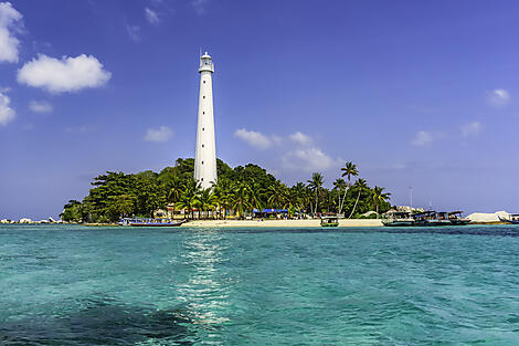 Kreuzen entlang Belitung-Inseln