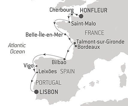 Your itinerary - Fortified cities of the Atlantic and the Iberian Peninsula