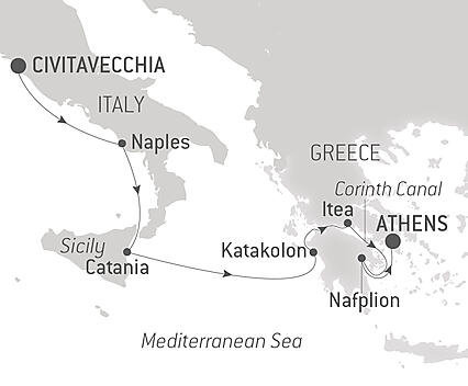 Your itinerary - Ancient civilisations, from Italy to Greece