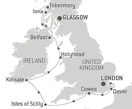 Your itinerary - Celtic Voyage: The Hebrides and the Irish Sea – with Smithsonian Journeys