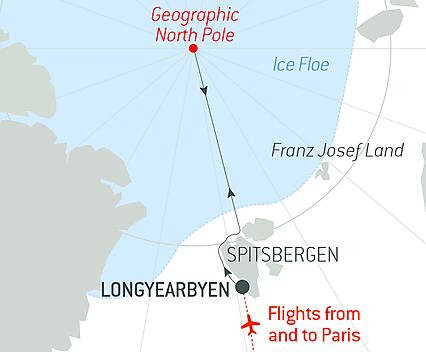 Your itinerary - The Geographic North Pole