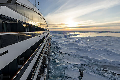 Exploring sea ice of Northwest Passage