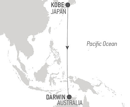 Your itinerary - Ocean Voyage: Kobe - Darwin