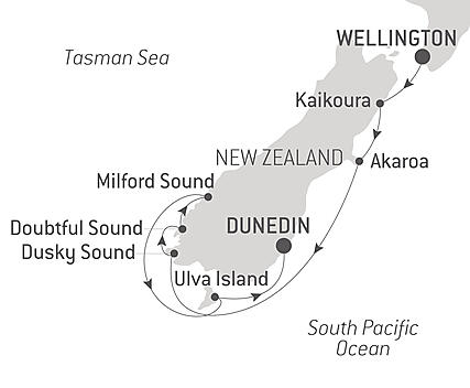 Your itinerary - New Zealand’s Fiordland