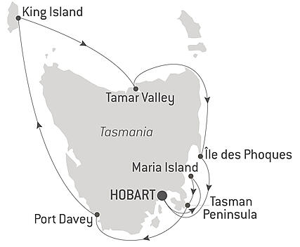 Your itinerary - Food, Wine & Yacht Race in Tasmania