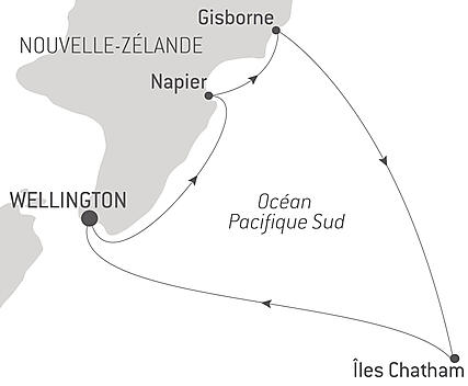 Découvrez votre itinéraire - Nouvelle-Zélande : îles du Nord et Chatham