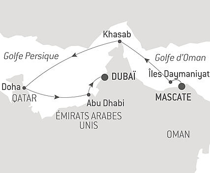 Découvrez votre itinéraire - Trésors du golfe Persique