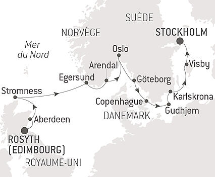 Découvrez votre itinéraire - Trésors culturels et panoramas scandinaves