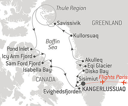 Your itinerary - Expedition to the Thule Region