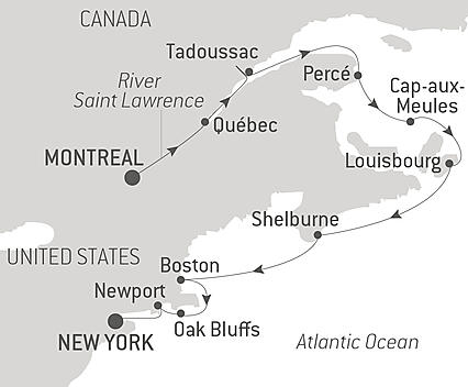 Your itinerary - From Québec to the Big Apple: nature & remarkable cities