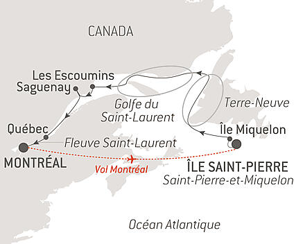 Découvrez votre itinéraire - Expédition au gré du Saint-Laurent