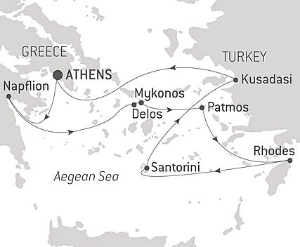 Your itinerary - The jewels of the Aegean
