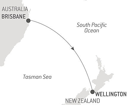 Your itinerary - Ocean Voyage: Brisbane - Wellington
