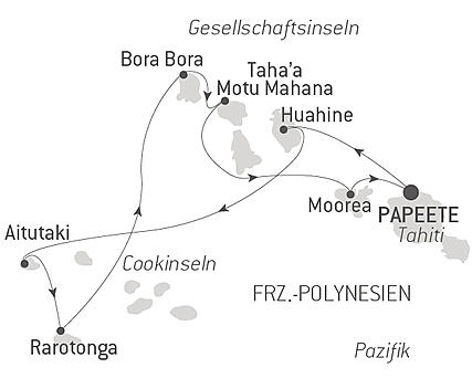 Cook- und Gesellschaftsinseln