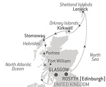 Your itinerary -  Shetland, Orkney & Hebrides