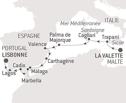 Découvrez votre itinéraire - Des rivages méditerranéens aux côtes atlantiques