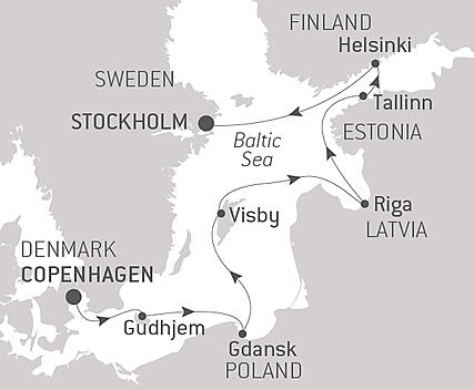 Your itinerary - Historic Cities of the Baltic Sea