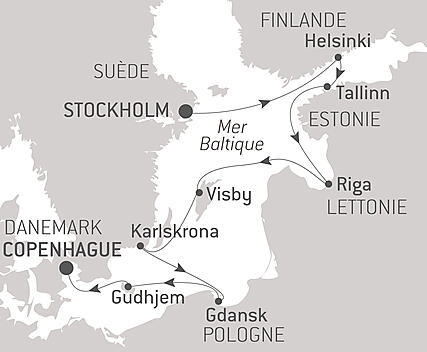 Découvrez votre itinéraire - Cités historiques de la mer Baltique