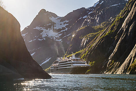 Sailing in Trollfjorden
