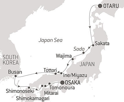 Your itinerary - Expedition to the Kitamae route