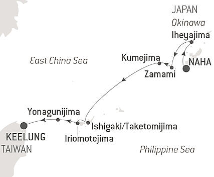 Your itinerary - Japanese subtropical Islands