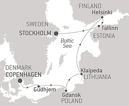 Your itinerary - Historic Cities of the Baltic Sea 