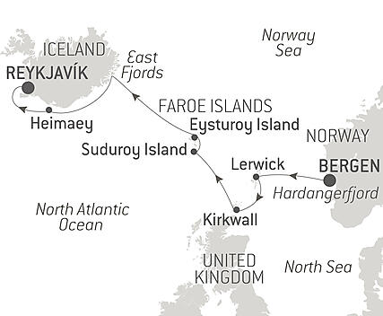 Your itinerary - Shetland, Faroe, Iceland: wild islands & lands of legends