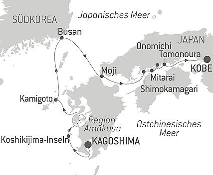 Reiseroute - Japan, ein natürliches Heiligtum mit jahrhundertealten Traditionen 