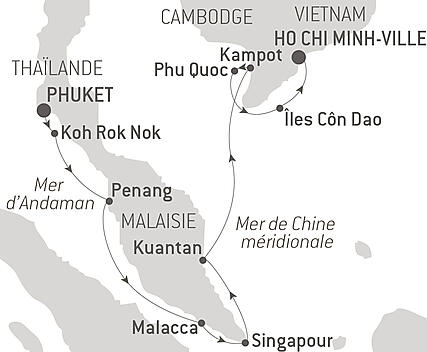Découvrez votre itinéraire - Îles secrètes et cités mythiques d’Asie du Sud-Est