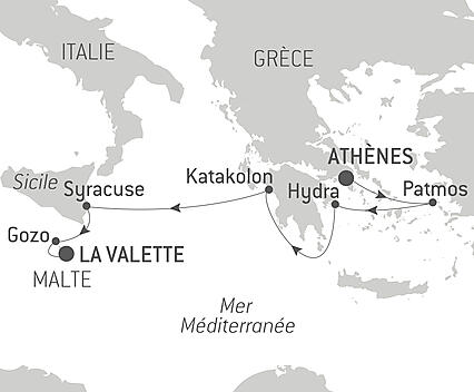 Découvrez votre itinéraire - Splendeurs de la Méditerranée occidentale