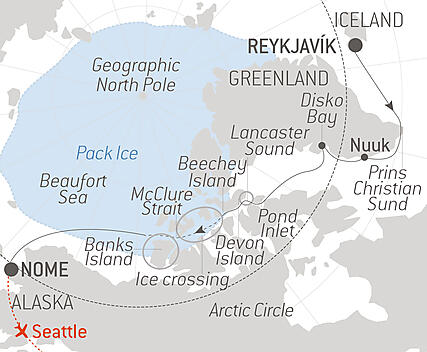 Your itinerary - The Northwest Passage