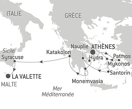 Découvrez votre itinéraire - Paysages et héritages de la Grèce antique