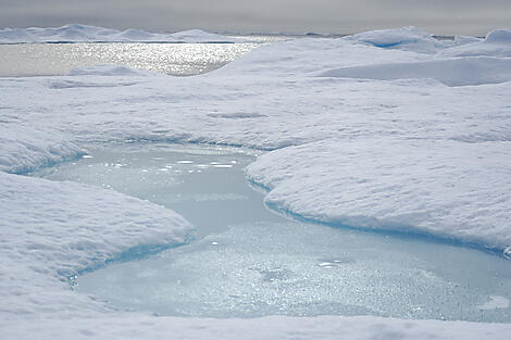 Exploring sea ice in Beaufort Sea