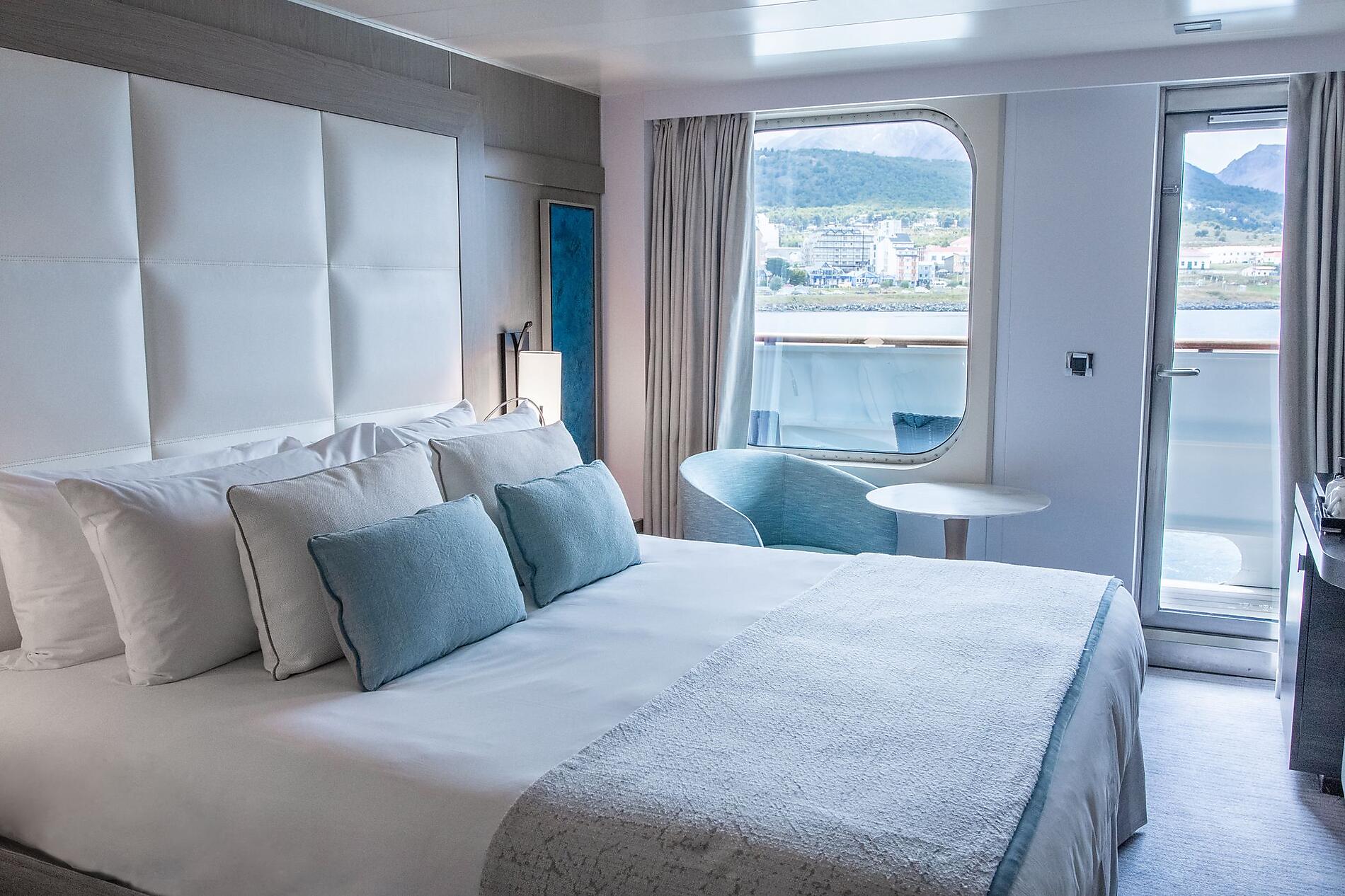Le Boréal Lower deck balcony stateroom