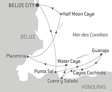 Découvrez votre itinéraire - Bélize et Honduras : rencontres et nature insoupçonnées