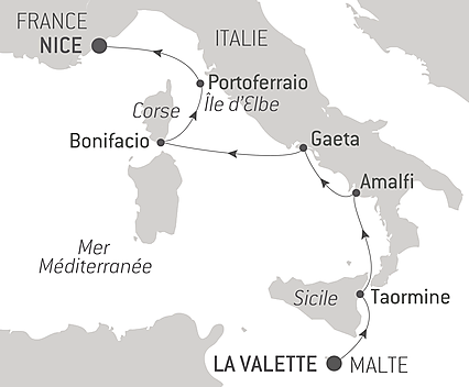 Découvrez votre itinéraire - Côtes sauvages et volcaniques de la Méditerranée 