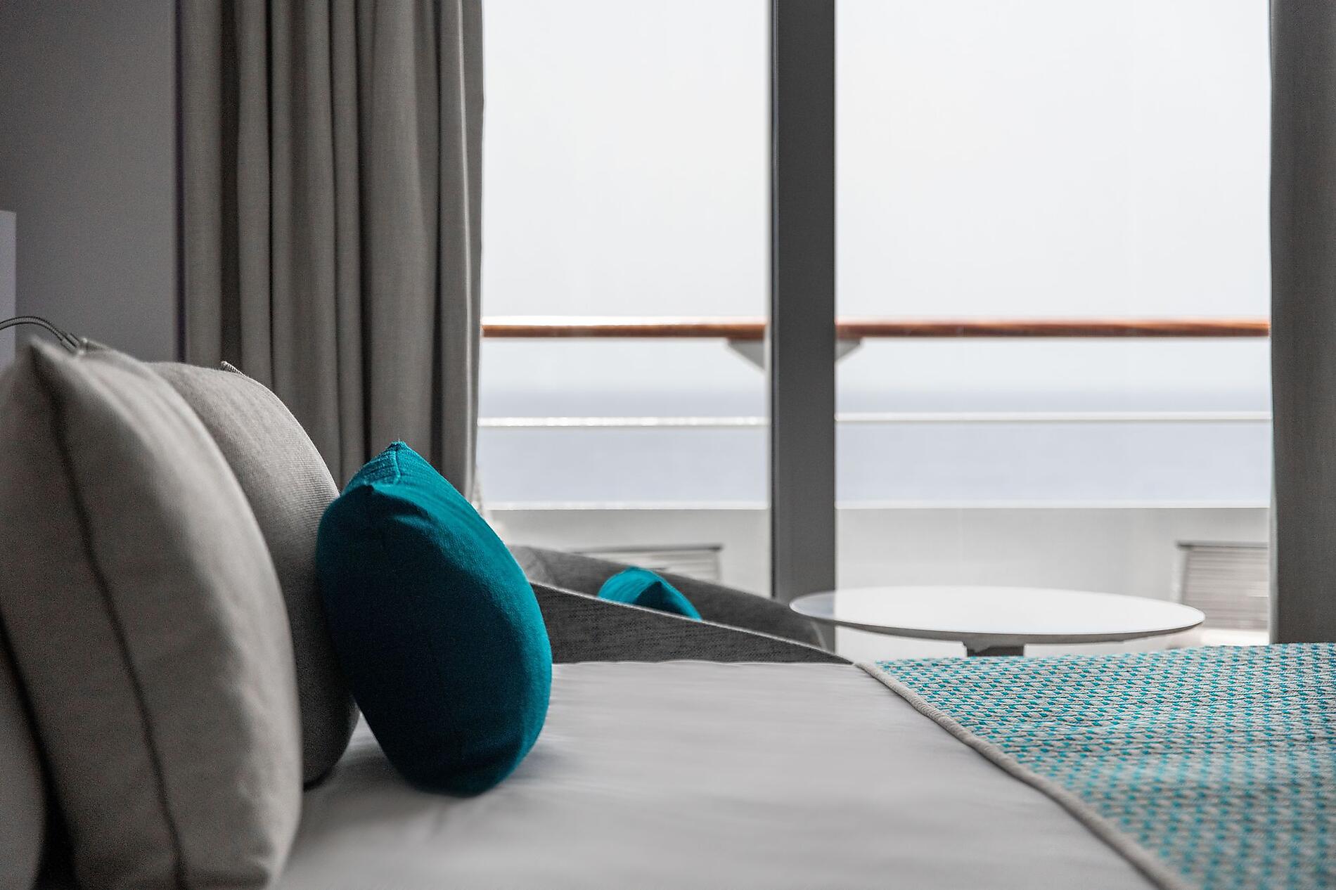 L'Austral Upper decks balcony stateroom