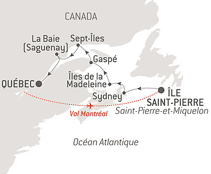 Découvrez votre itinéraire - Le fleuve Saint-Laurent au cœur de l