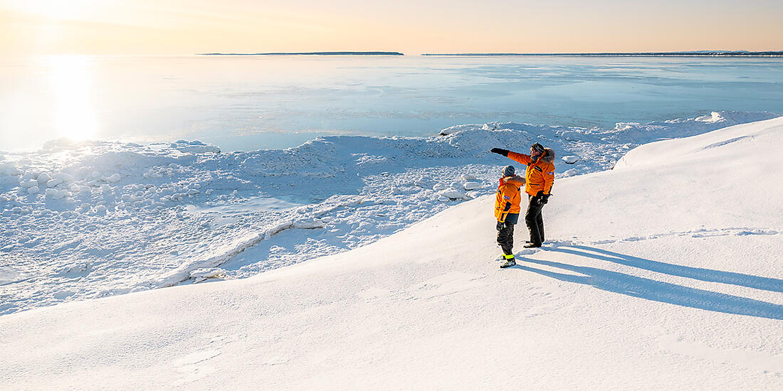 Le fleuve Saint-Laurent au cœur de l'hiver boréal