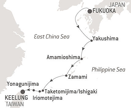 Your itinerary - Japanese Subtropical Islands