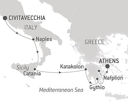 Your itinerary - Ancient civilisations, from Italy to Greece