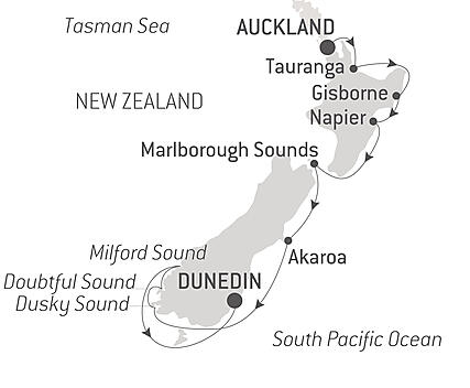 Your itinerary - Expedition to the heart of New Zealand