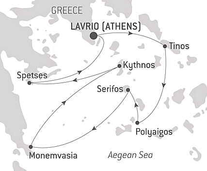 The Cyclades, in the Wake of Le Ponant