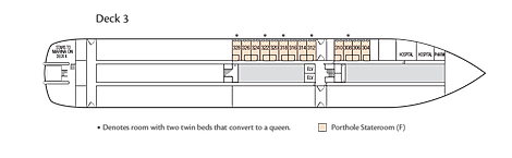 m/s Paul Gauguin - Deck 3