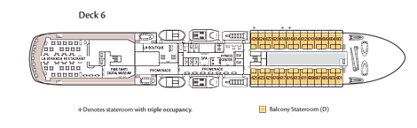 m/s Paul Gauguin - Deck 6